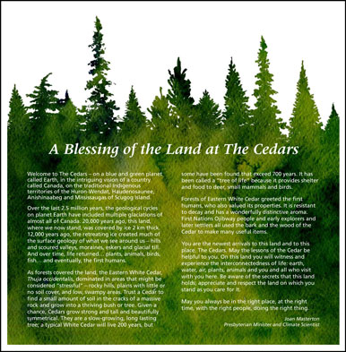 A Blessing of the Land at The Cedars