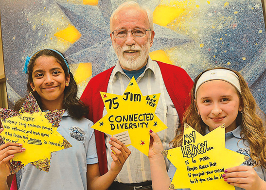 WS YOU 177 One Town, One Book Launch at St. Brendan School, photo courtesy of Stouffville Sun-Tribune